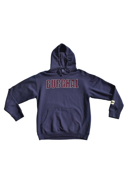 Burghal Rhinestone Heavy Hoodie (Navy)