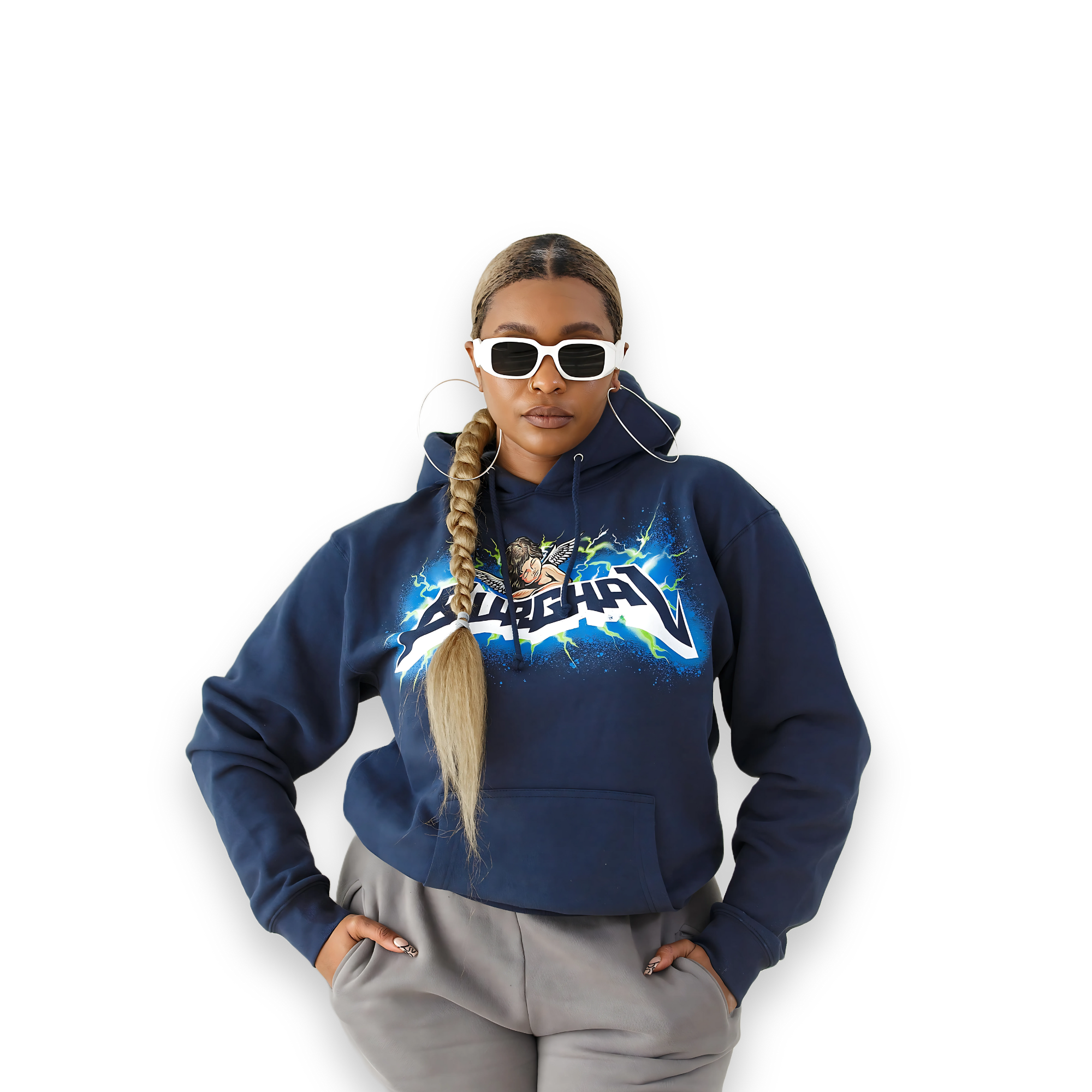 Burghal Angelic Logo Hoodie