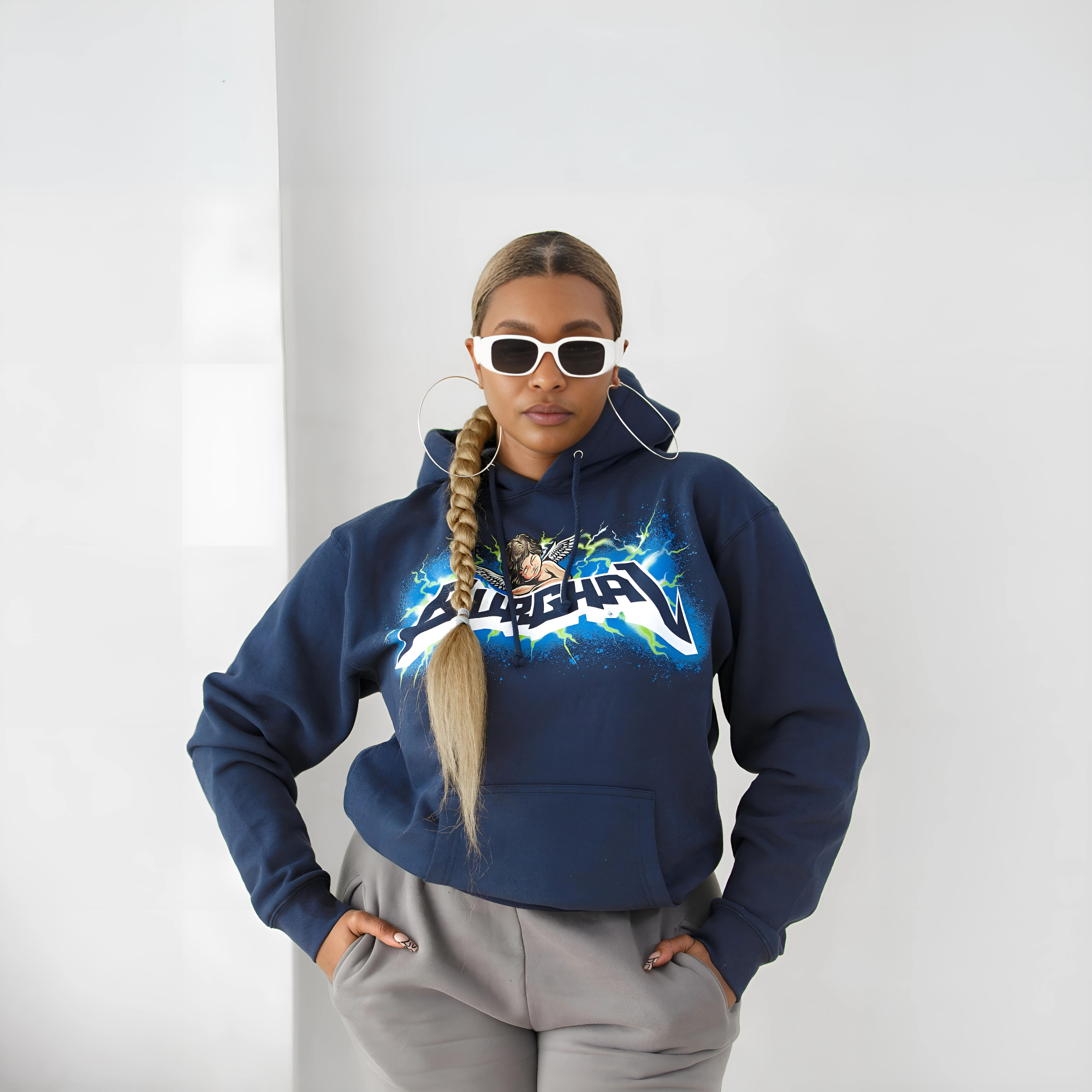 Burghal Angelic Logo Hoodie