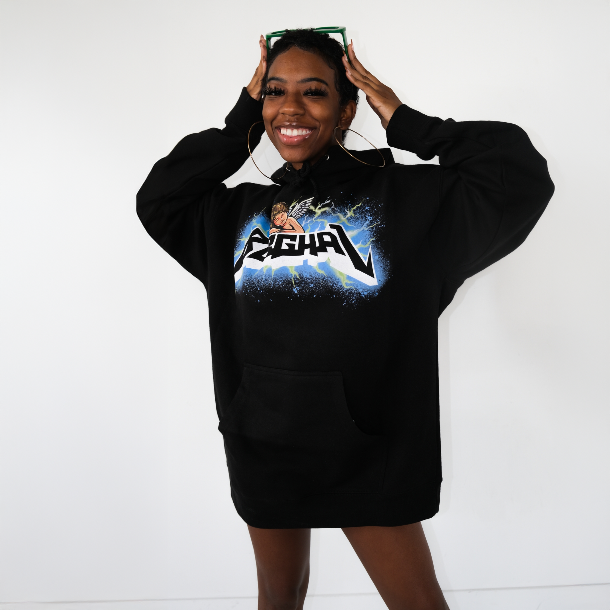 Burghal Angelic Logo Hoodie