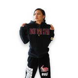 Burghal Rhinestone Heavy Hoodie (Navy)