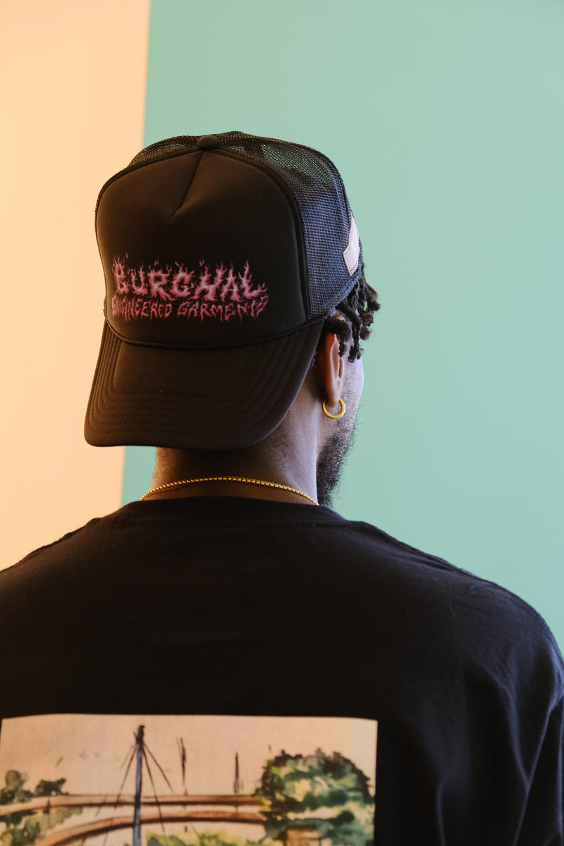 Burghal Fire Logo Trucker