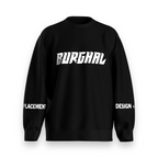 Jacquard Knitted Sweater Black