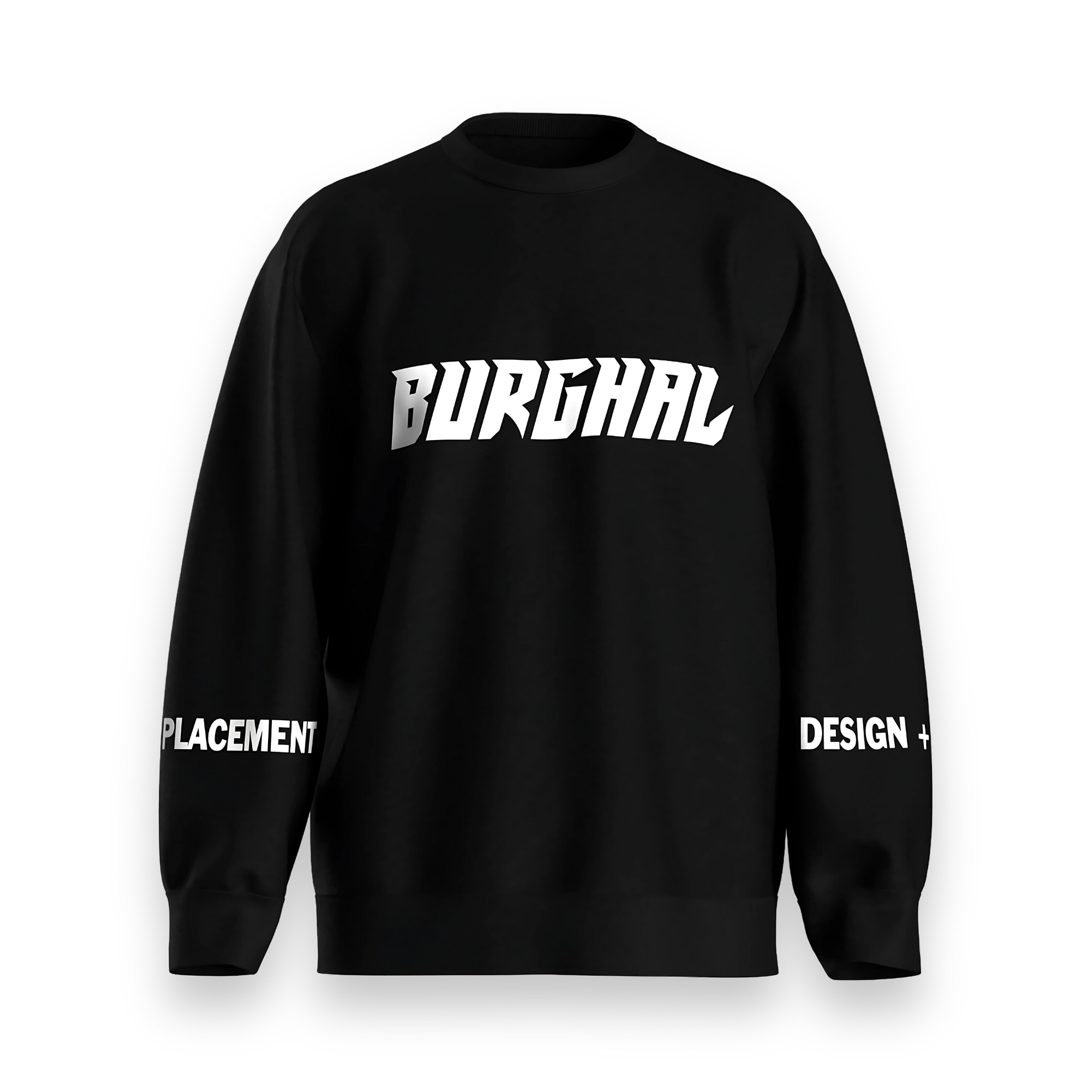 Jacquard Knitted Sweater Black