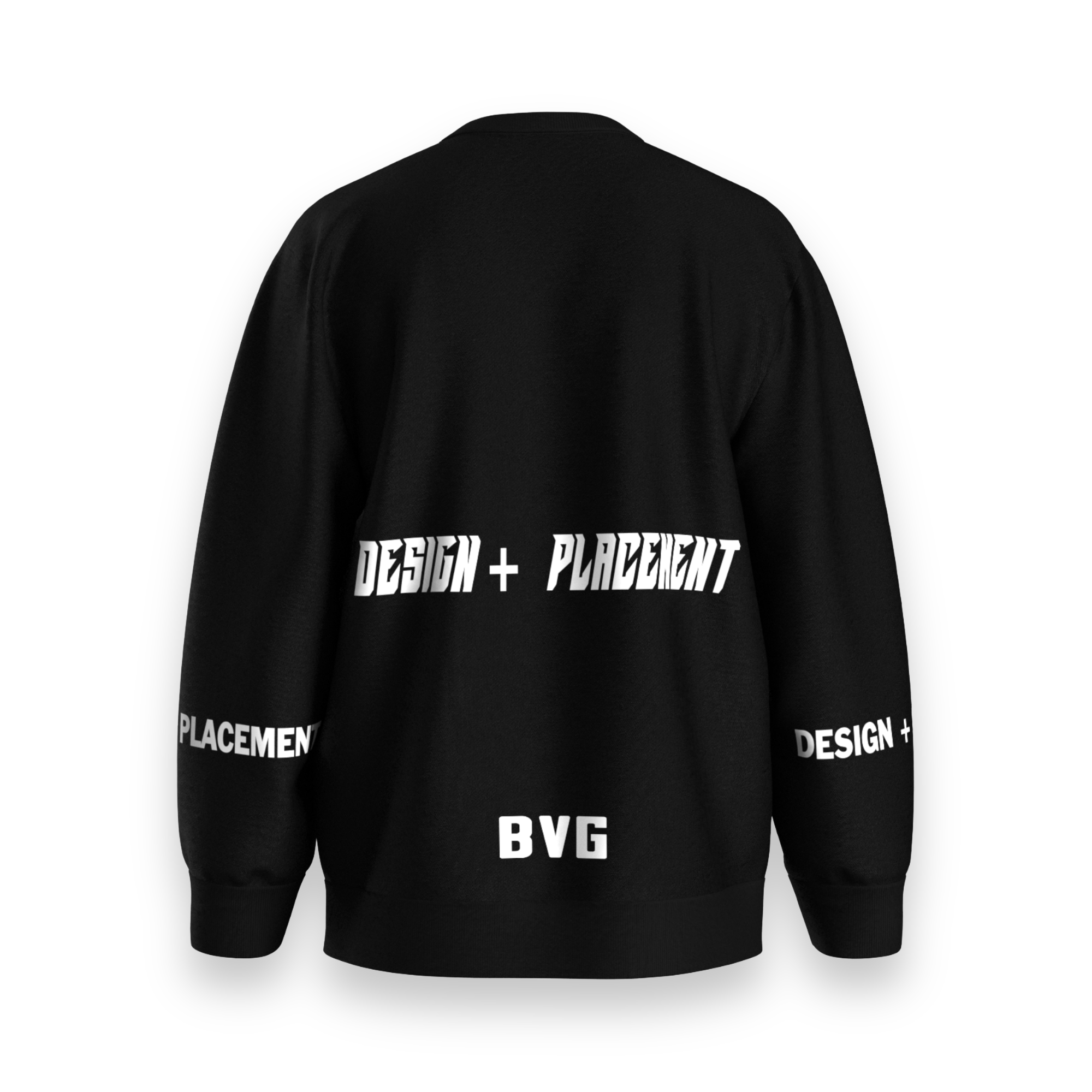 Jacquard Knitted Sweater Black