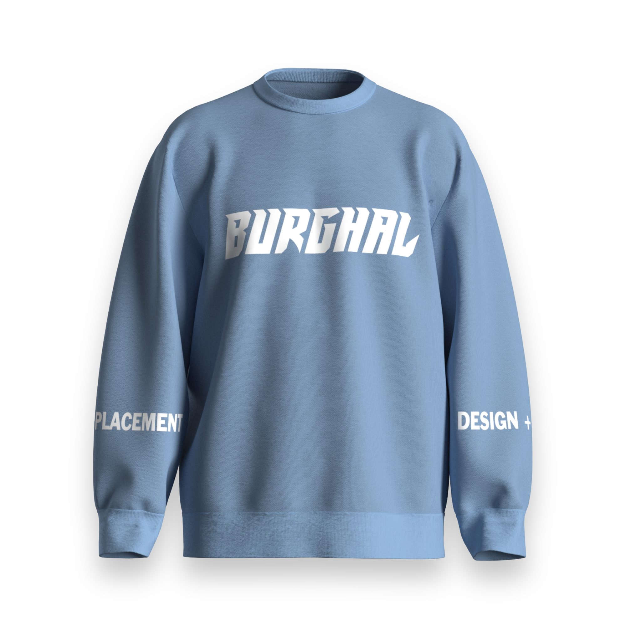 Jacquard Knitted Sweater Sky
