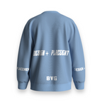 Jacquard Knitted Sweater Sky