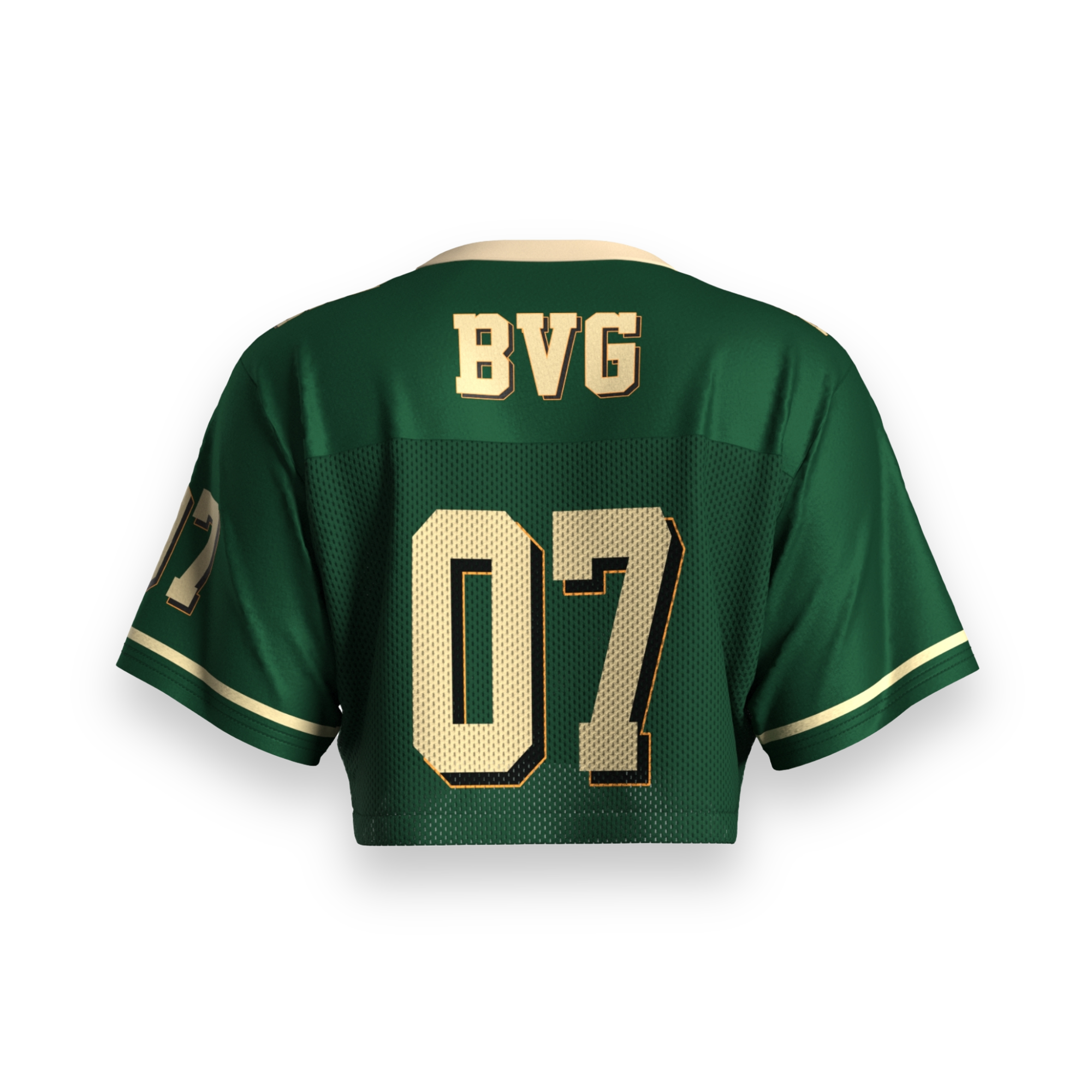 Burghal Midnight Green Cropped Jersey