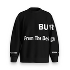 Minimal Placement Knitted Sweater (Black)