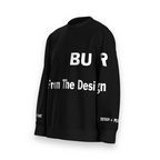 Minimal Placement Knitted Sweater (Black)