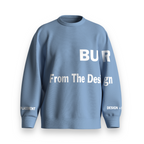 Minimal Placement Knitted Sweater (Sky Blue)