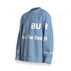Minimal Placement Knitted Sweater (Sky Blue)