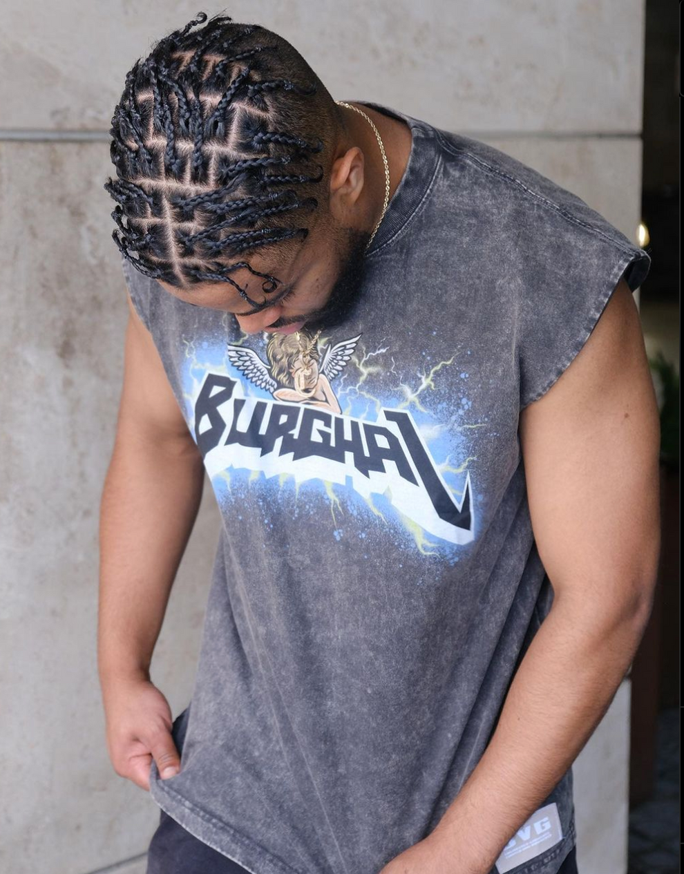 Stonewash Cutoff Shirt