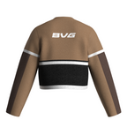 Cropped "Riding Group" Knitted Jacket