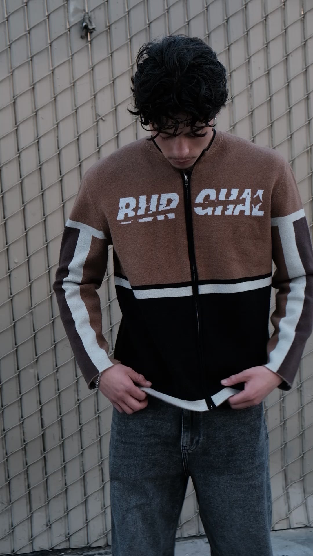 Cavailer Knitted Logo Jacket