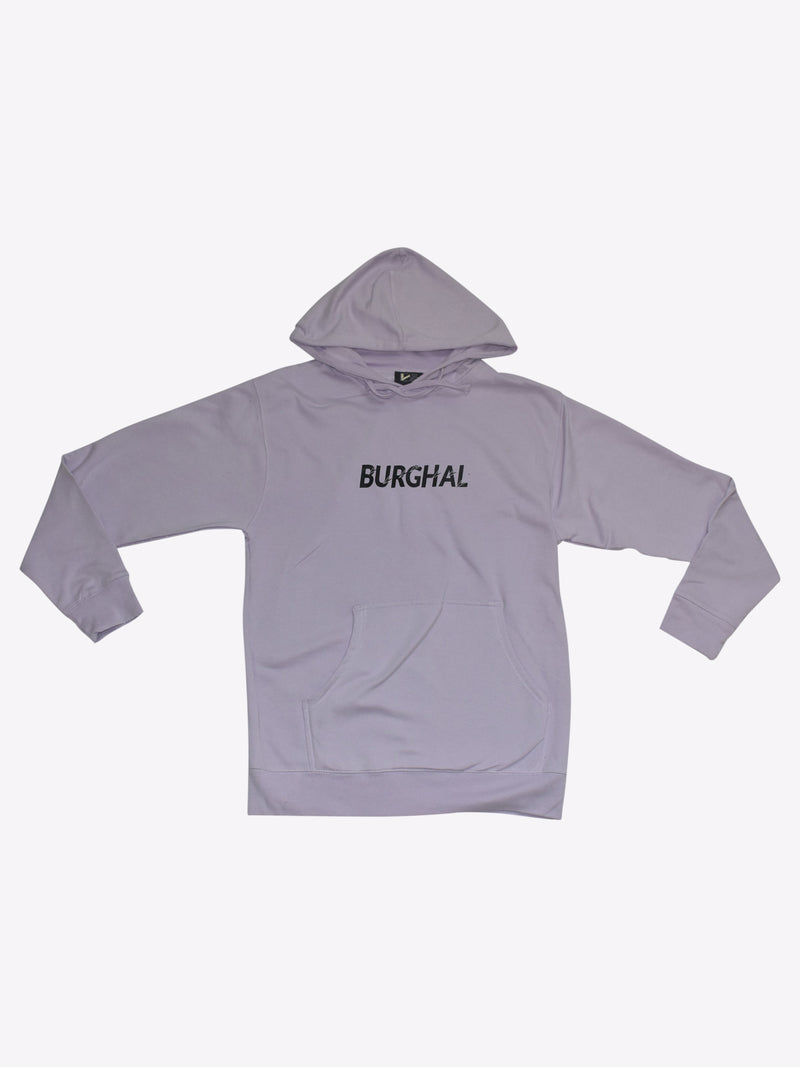 Burghal Distorted Logo Hoodie (Lavender)